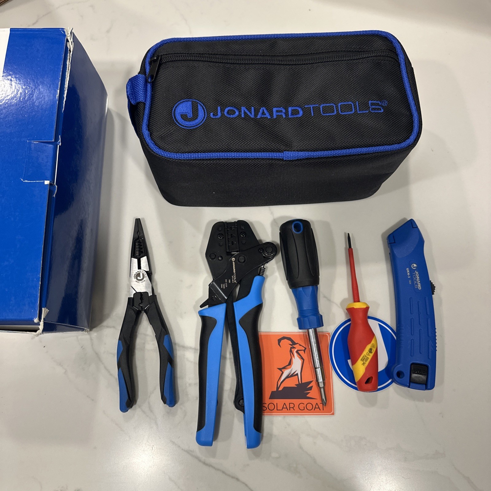 Jonard TK-96 Solar Technician Tool Kit 6 Piece Set - New
