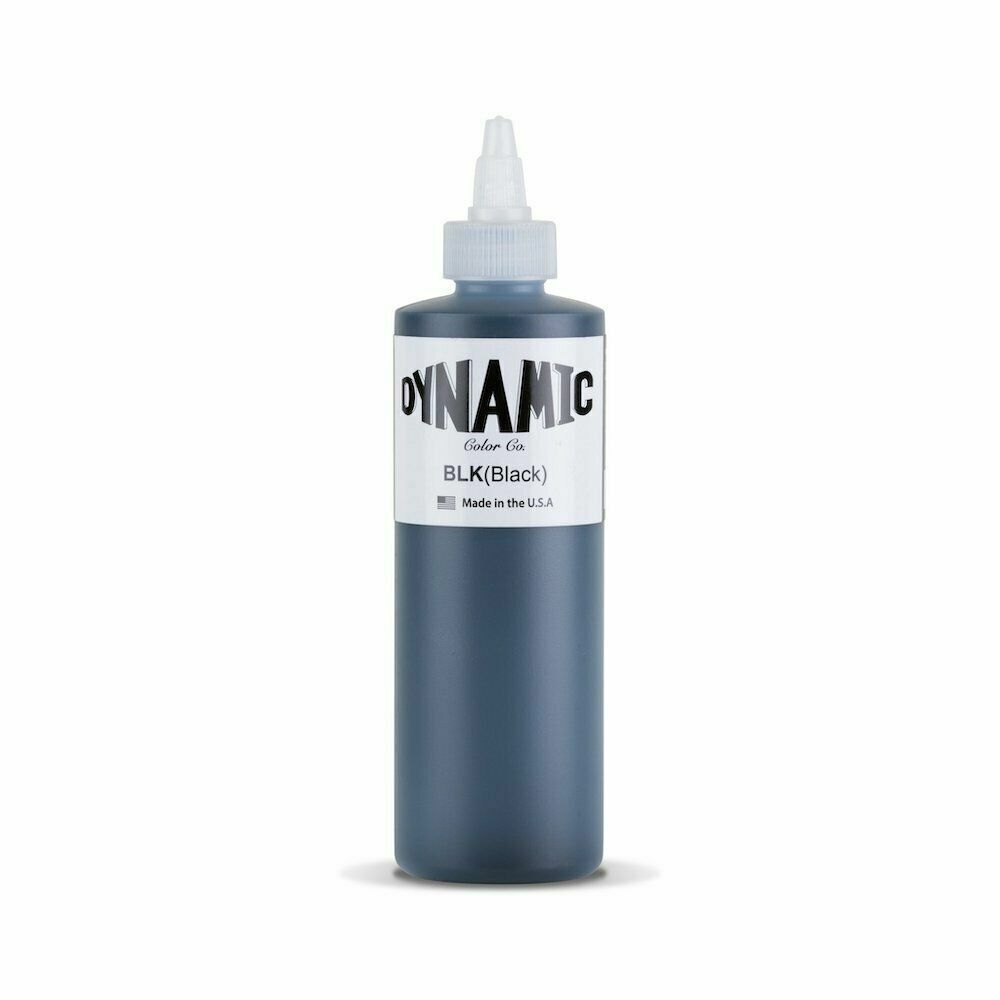 DYNAMIC BLACK Tattoo Ink 1-oz & 8-oz