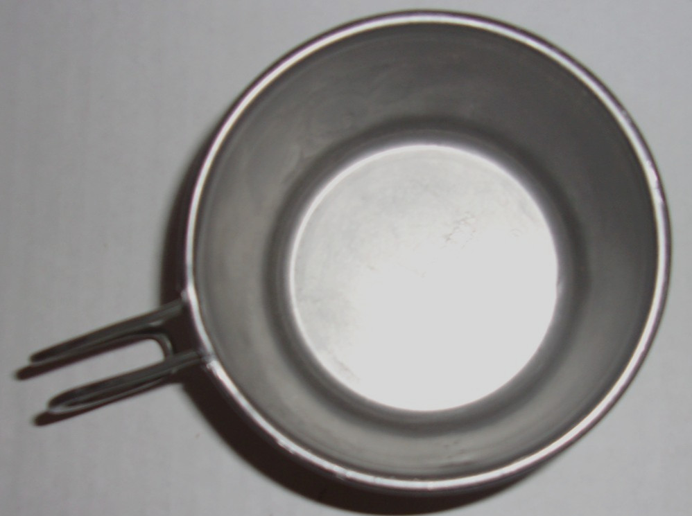 Vtg Rocky Cup Stainless Steel Camping Hiking 1 Cup/250ml Measure Made in USA