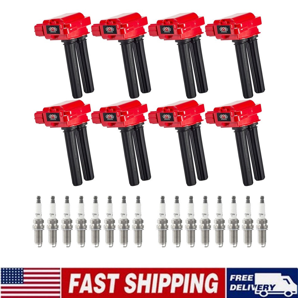 8 Energy Ignition Coil & 16 Iridium Spark Plug for Ram 1500 Dodge Charger 5.7L