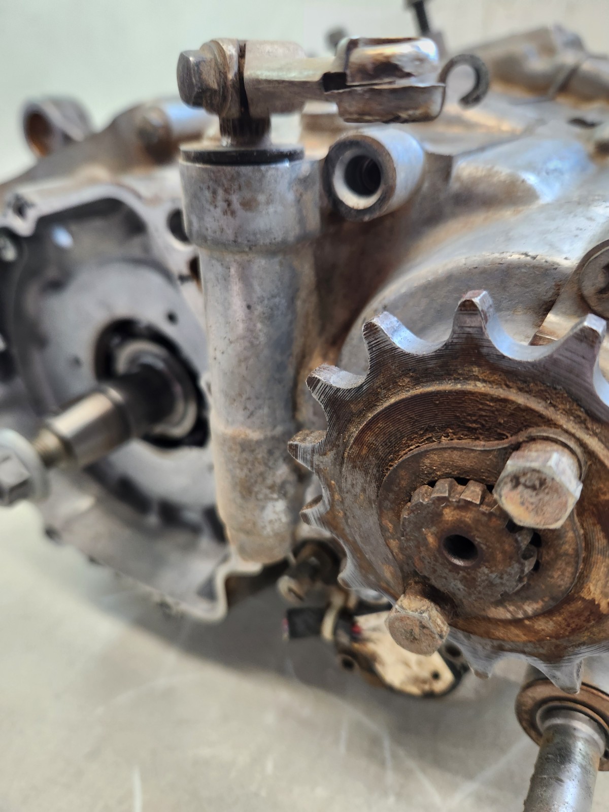 03-08 LTZ400 ltz KFX DVX 400 engine motor bottom end crank case transmission