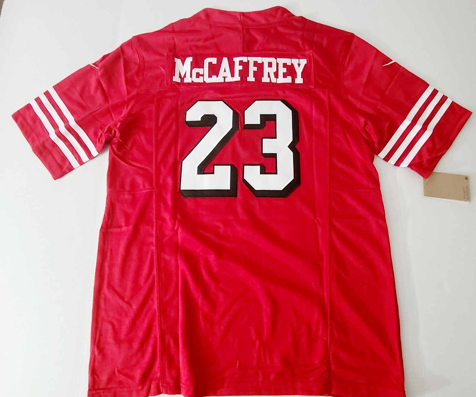 Christian McCaffrey #23 Alt Red 49ers Stitched Men's Jerseys