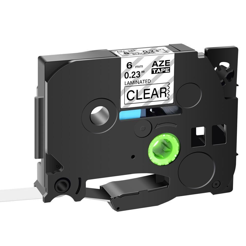 Compatible For Brother P-Touch Label Maker Tape TZe 6-24mm Laminated All Colors