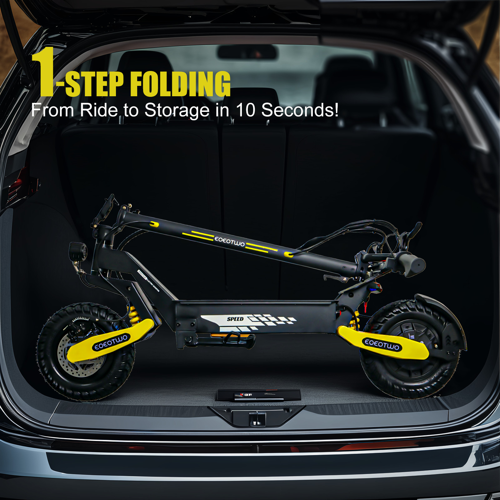 1200W Electric Scooter for Adult 48V13AH 28MPH 11'' Off-road Commuting E-Scooter