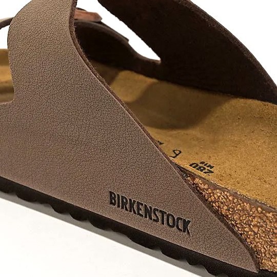 Birkenstock Arizona Mocha Birkibuc Leather Soft Footbed Comfort Sandals