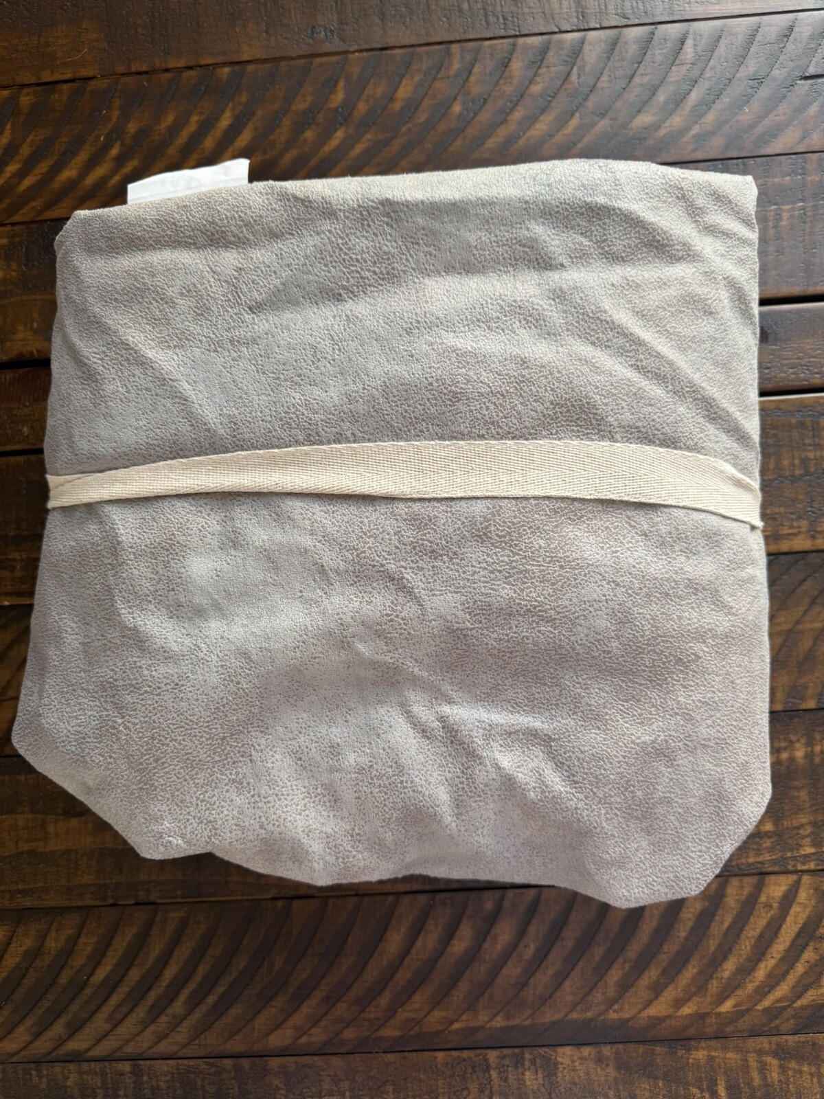 Pottery Barn Teen Textured Faux-Suede Storm Bean Bag Chair - Open Box