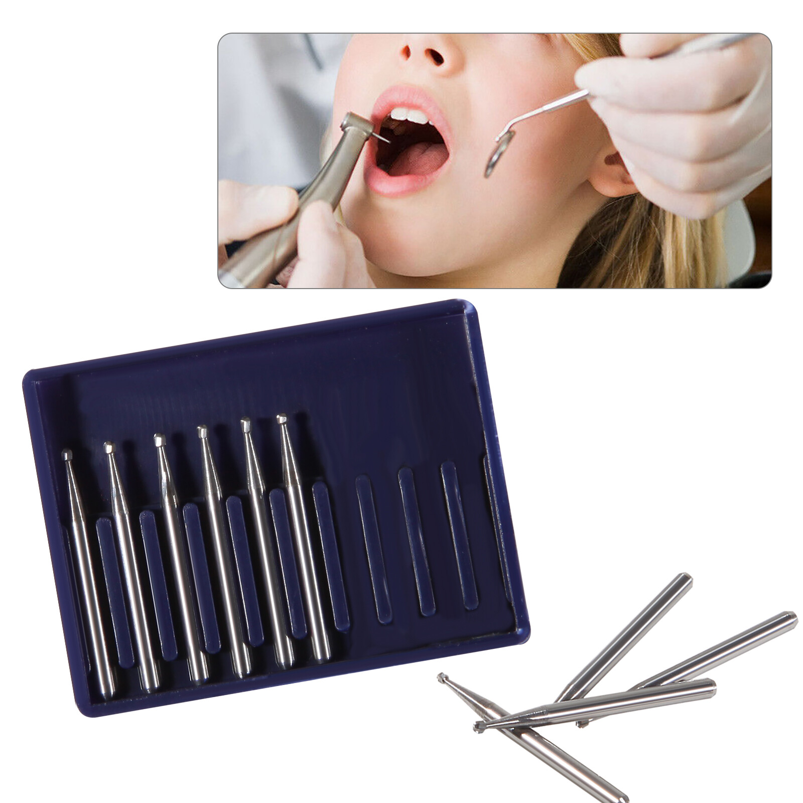 Acero de Dental Tungsteno FG Fresas de Carburo para Alta Velocidad /Zekrya FG