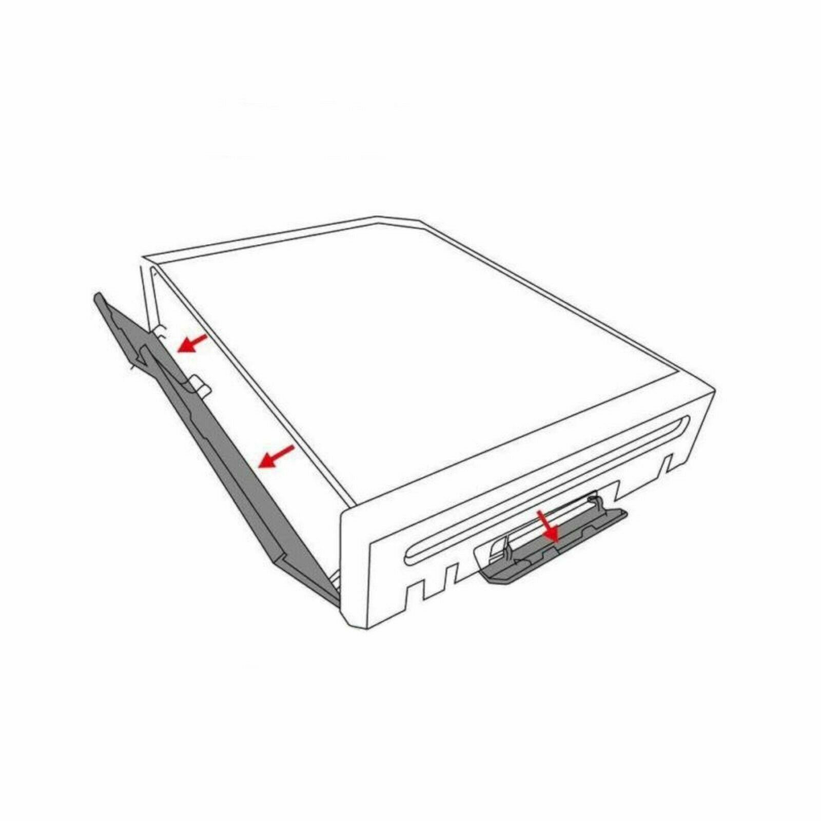 3 NEW WHITE Replacement Door Slot Cover Lid Set for Nintendo Wii Console System