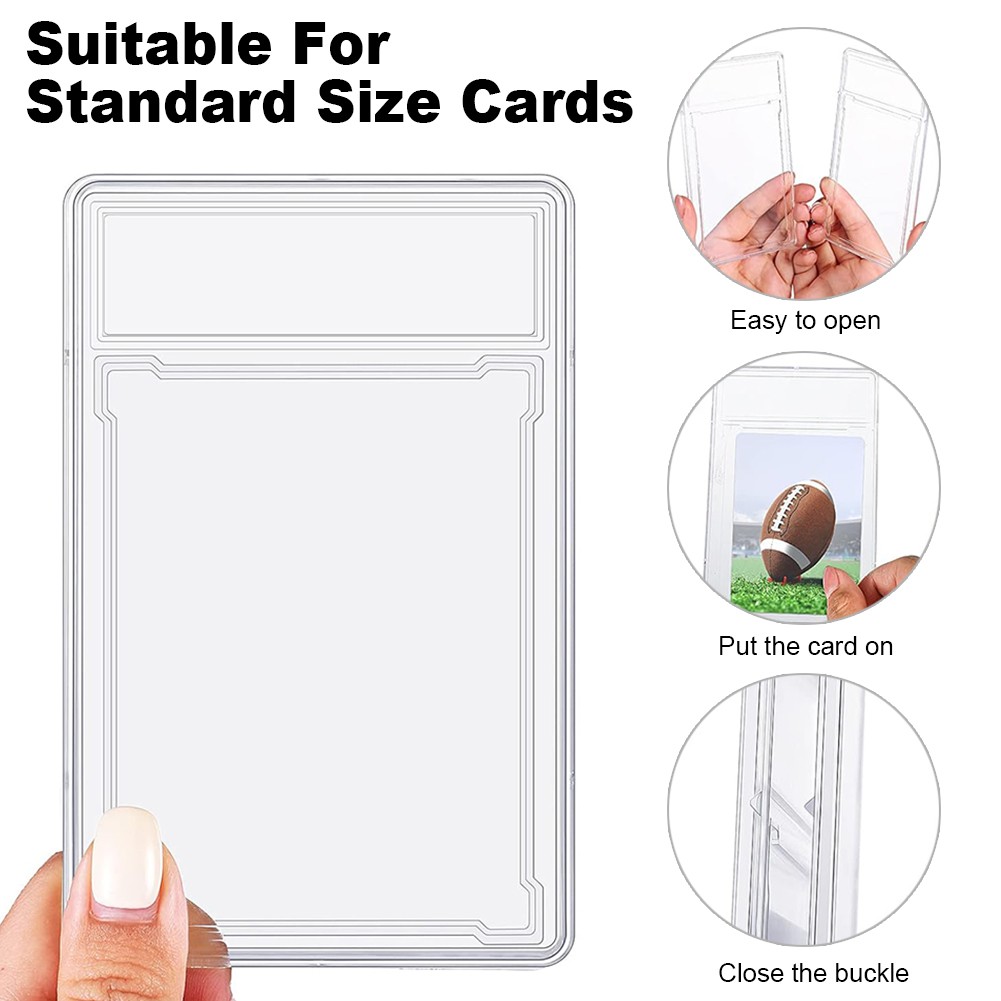 10-50PCS Empty Graded Card Holder Slab for Trading Sports Cards Protector Case