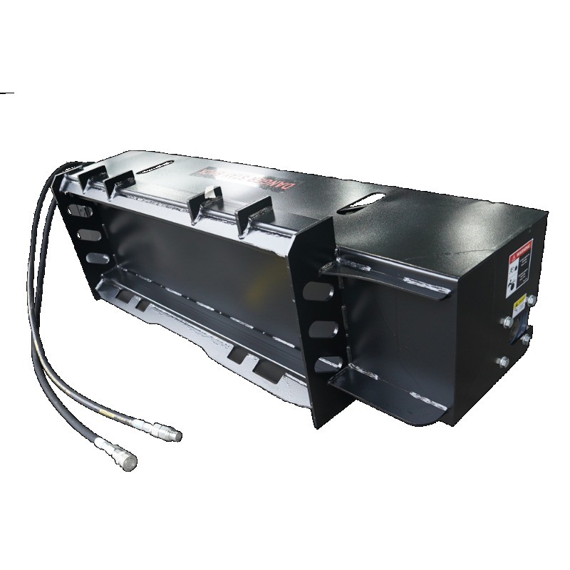 Landy Attachment 72" Skid Steer Soil Cultivator Light Duty Hydraulic Roto Tiller