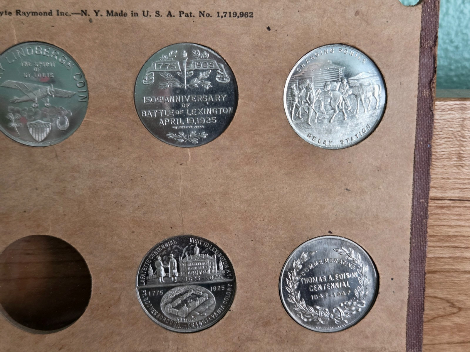 1947 C. Smith So called half dollars collection 6 of 8 coins