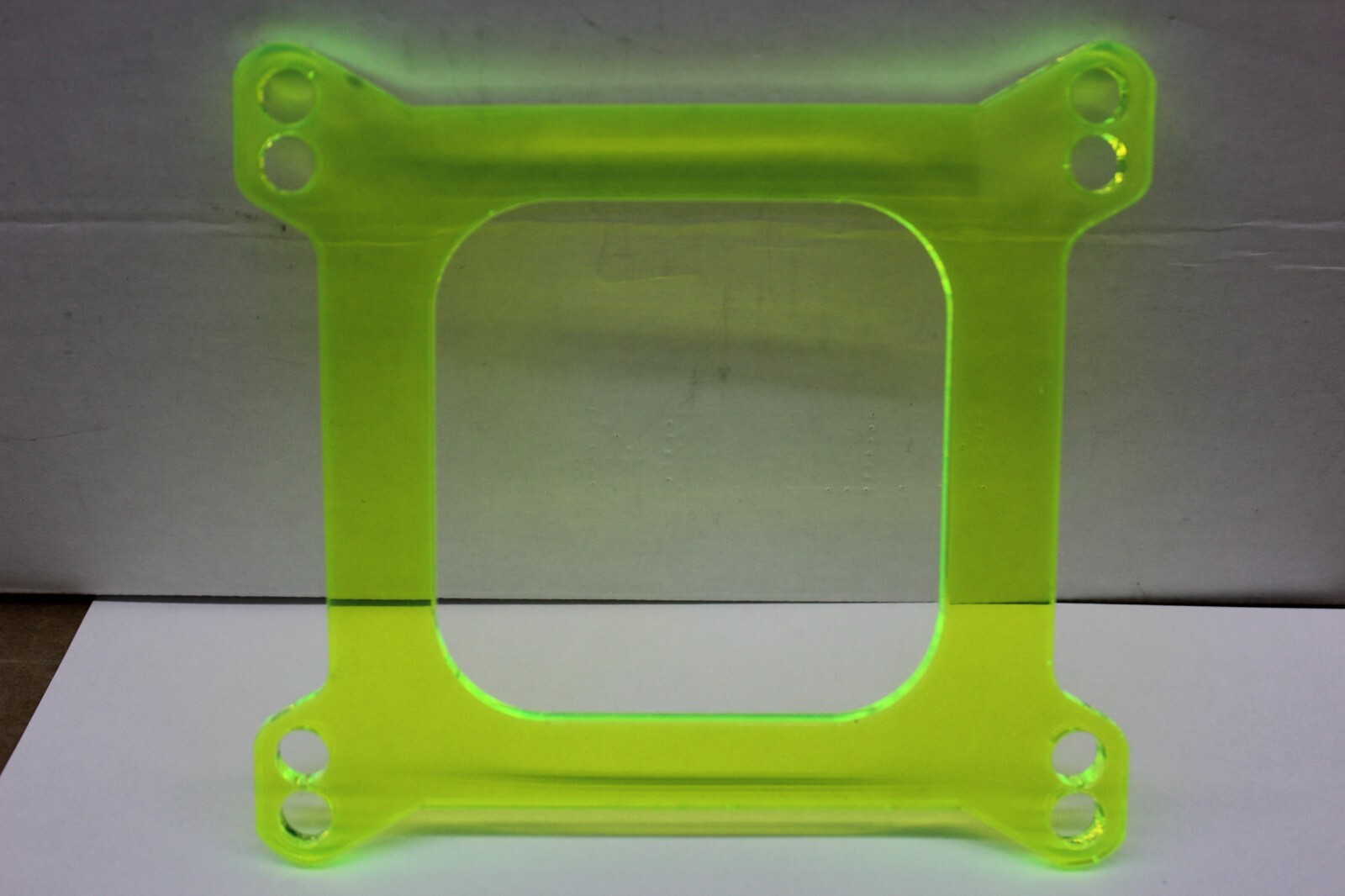 1/4'' Carb Spacer, Holley Carburetor Transparent Acrylic Spacer, Made in USA!