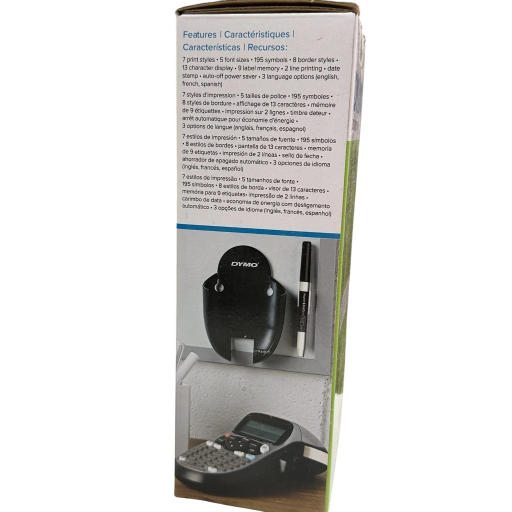 Dymo Handheld Label Maker (LetraTag 100H+ Plus) Value Pack with 3 Labeling Tapes