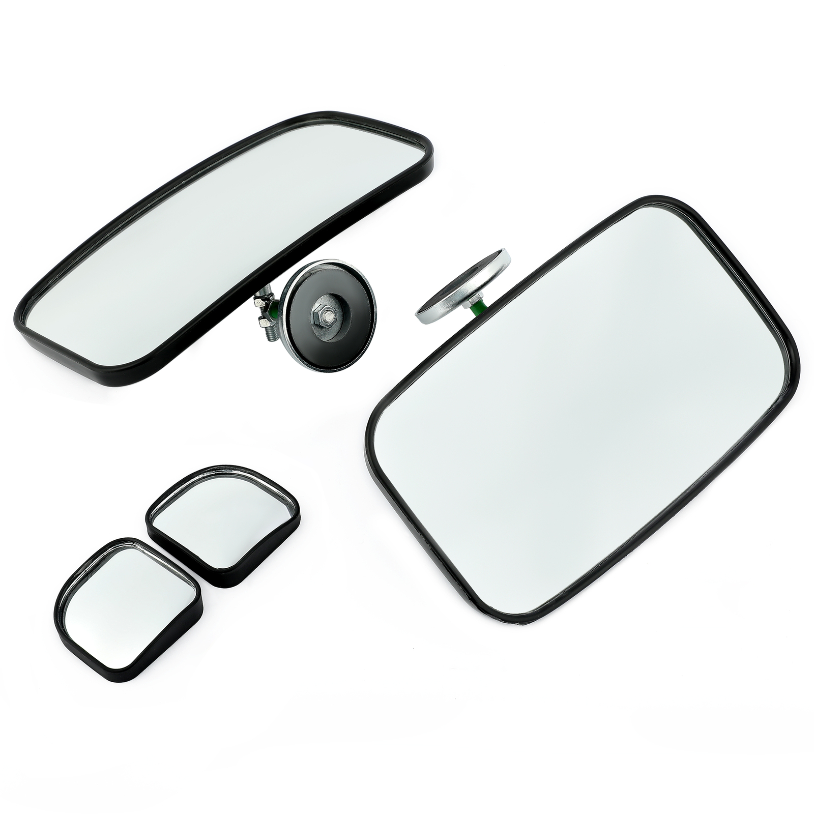 Magnetic Rearview Mirrors For John Deere Gehl Skid Steer Loader W/Convex Mirror