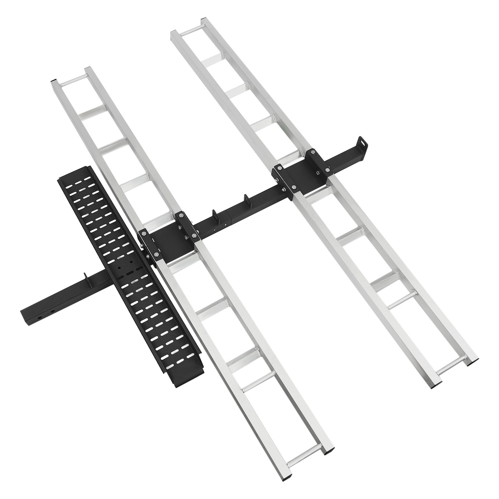 600 LBS Heavy Duty Motorcycle Carrier Dirt Bike Rack Hitch Mount Hauler w/ Strap