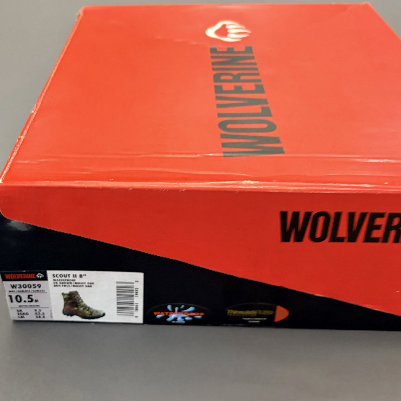 Wolverine Mossy Oak 10.5 Thinsulate Ultra Waterproof Camo Hunting Boots
