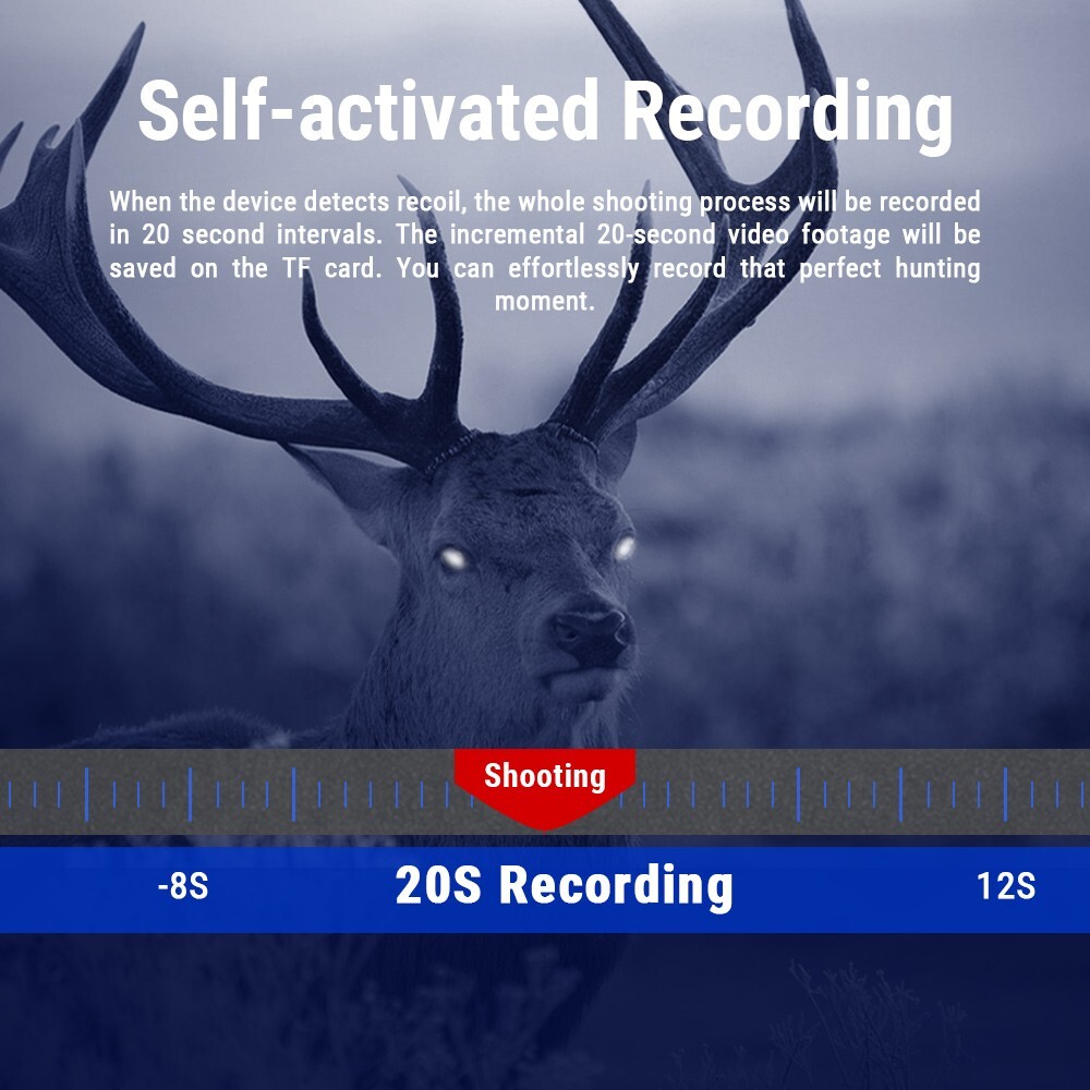 PARD DS35LRF 50mm 940nm Rangefinder Ballistic Calculator 2K NightVision Scope