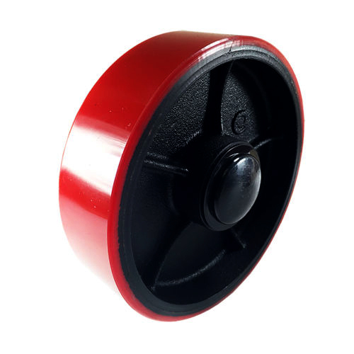 Brand New Pallet Jack Steer Wheels With Bearings Poly Tread - 1 EA