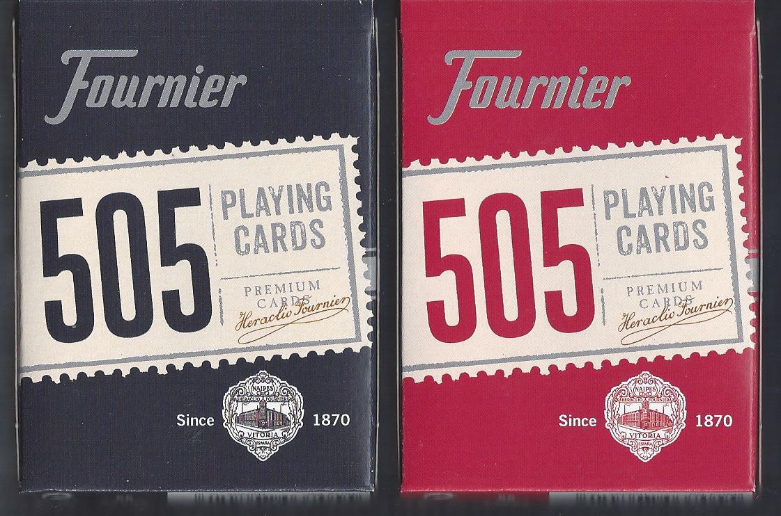 Fournier 505 playing cards (2 decks)