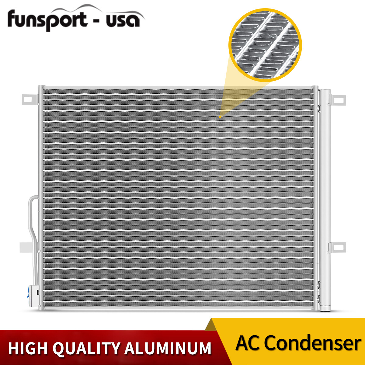A/C AC Condenser for 2018 2019 2020-2023 Chevy Traverse Buick Enclave 3.6L V6