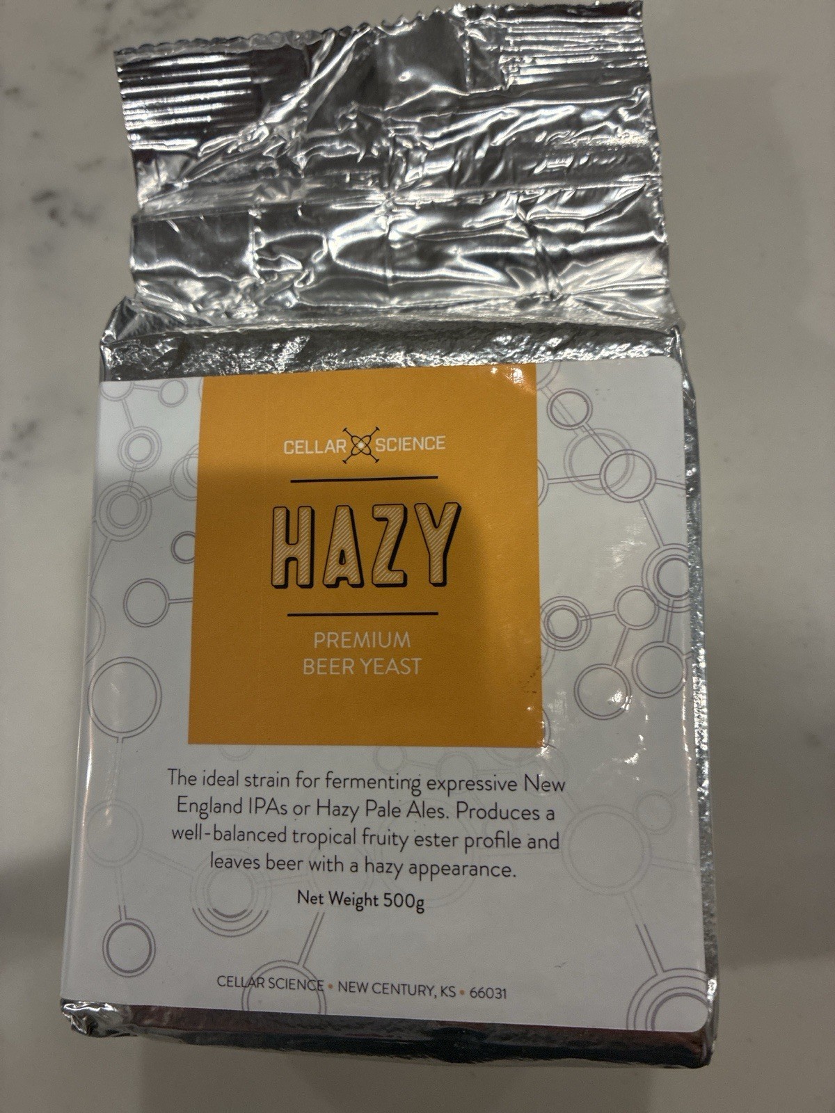 CellarScience Hazy Dry Brewing Yeast 500 g – NEIPA / Hazy IPA Ale Yeast