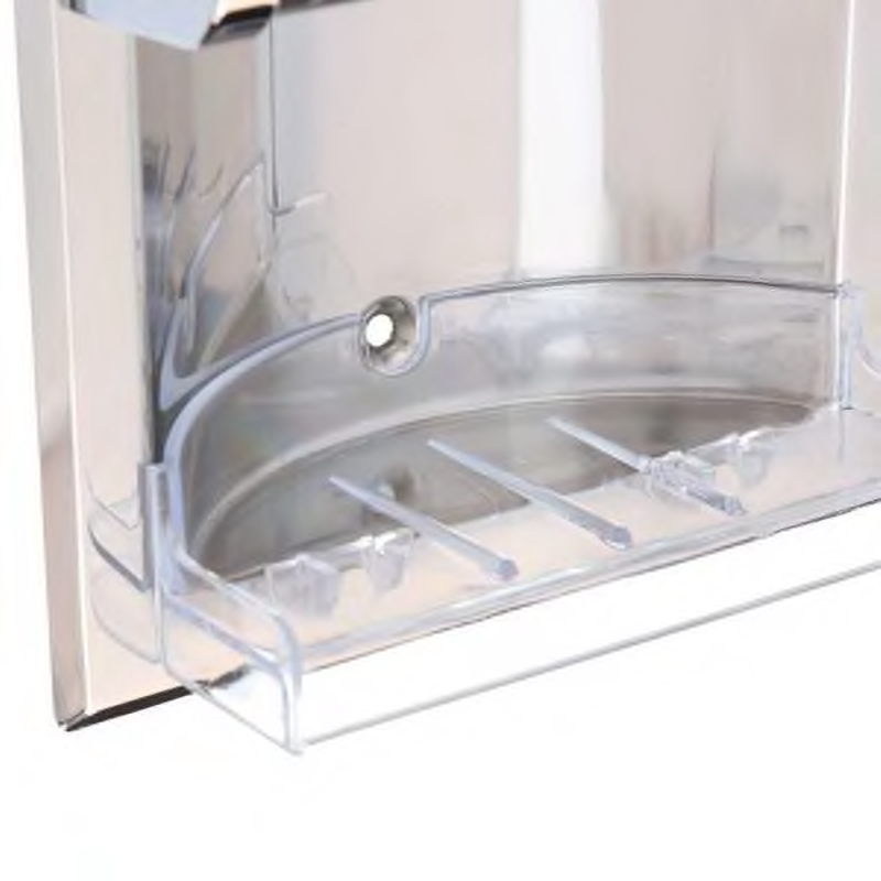 Recessed Soap Holder and Utility Bar in Chrome