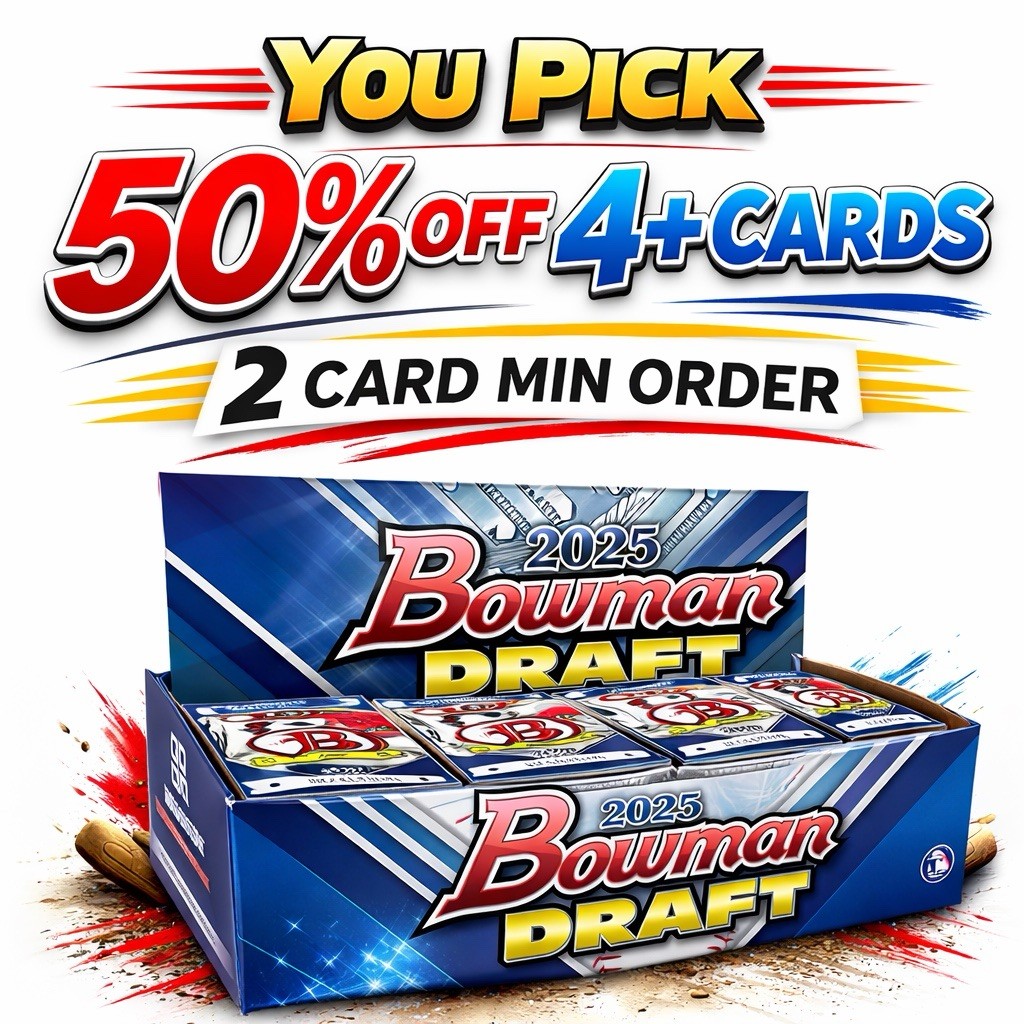 2025 Bowman Draft Paper (BD1-BD200): YOU PICK Complete Your Set - 50% off 4+