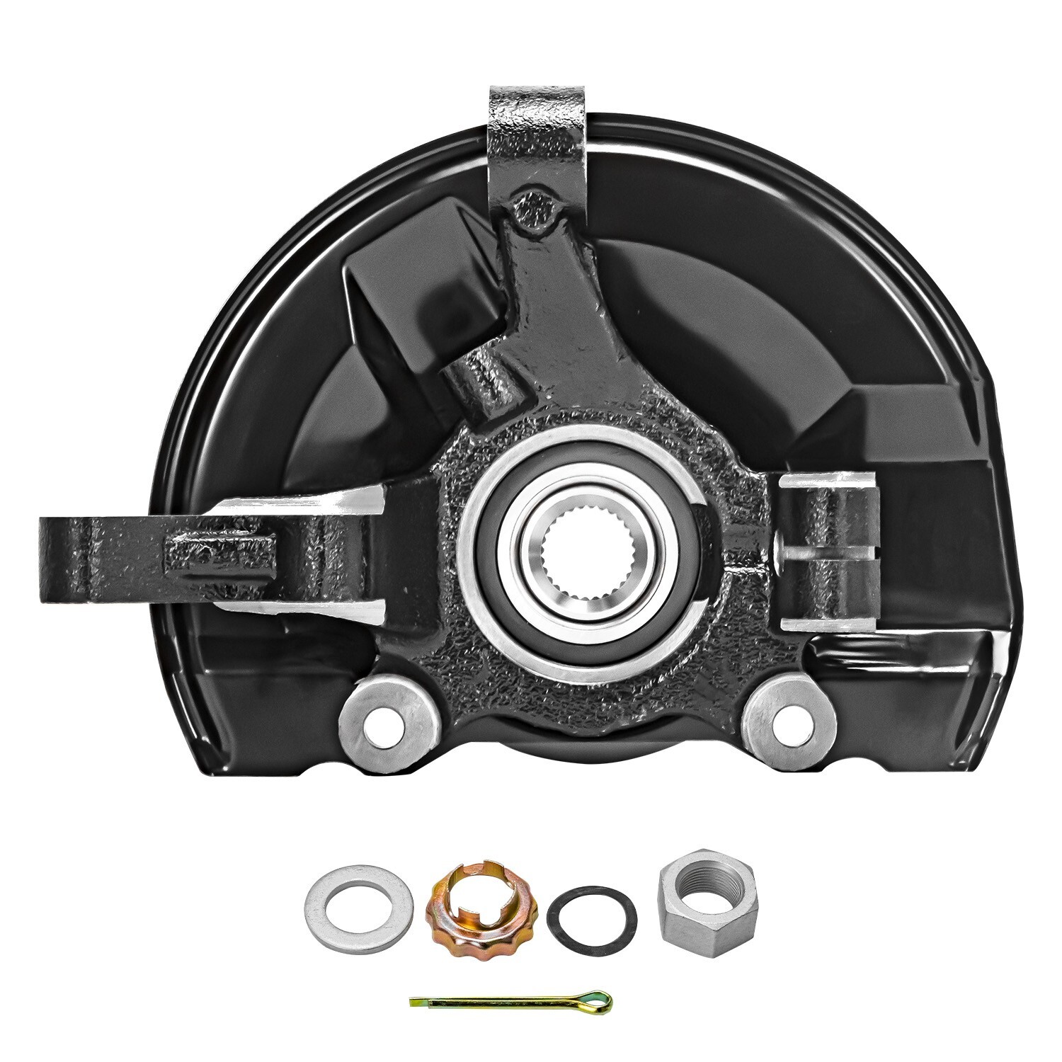 Front Left Steering Knuckle+Wheel Hub Bearing for 2007-2017 Jeep Patriot Compass