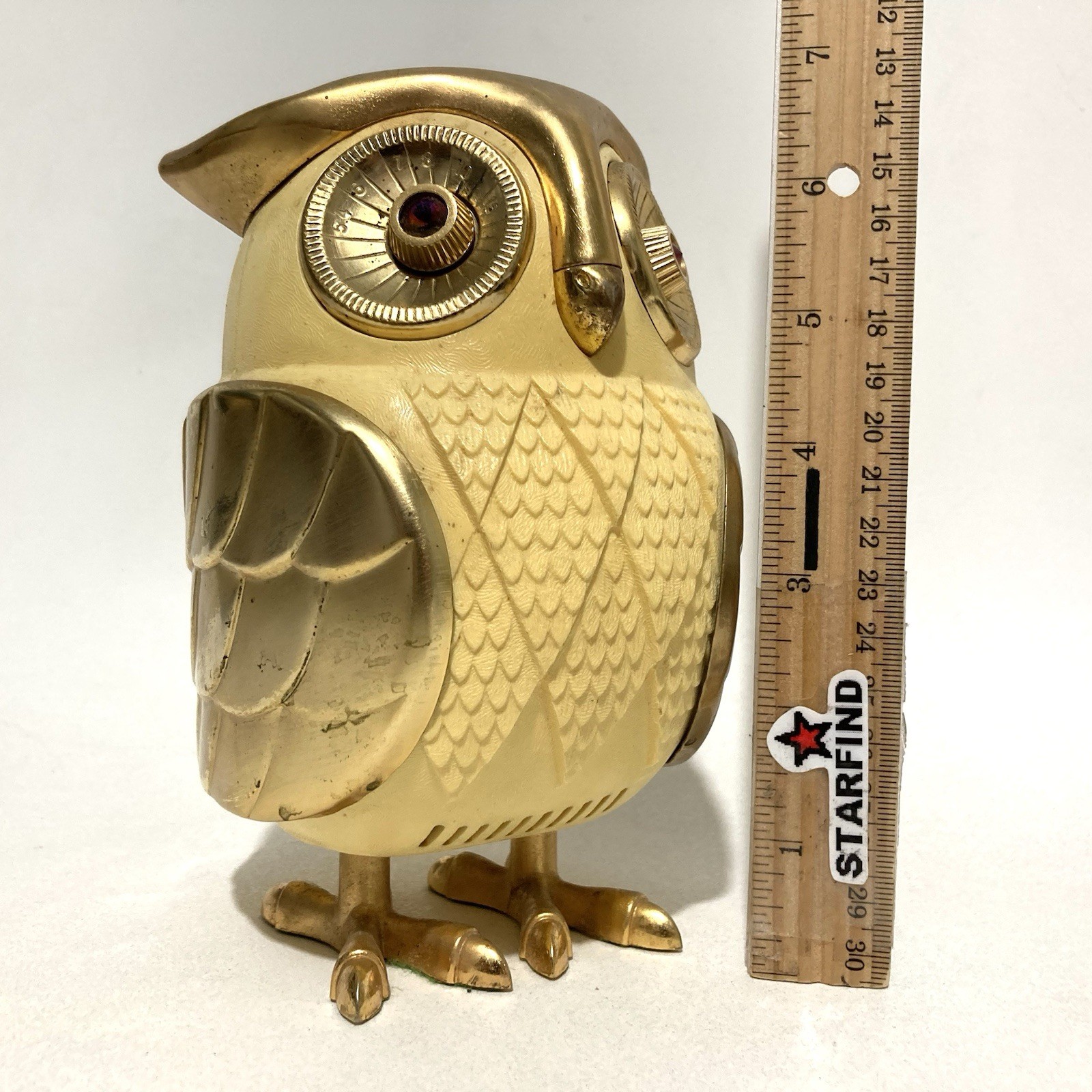 Vintage Midnight Owl Bubo AM Transistor Radio Solid State Made in Japan 1960 ⭐️