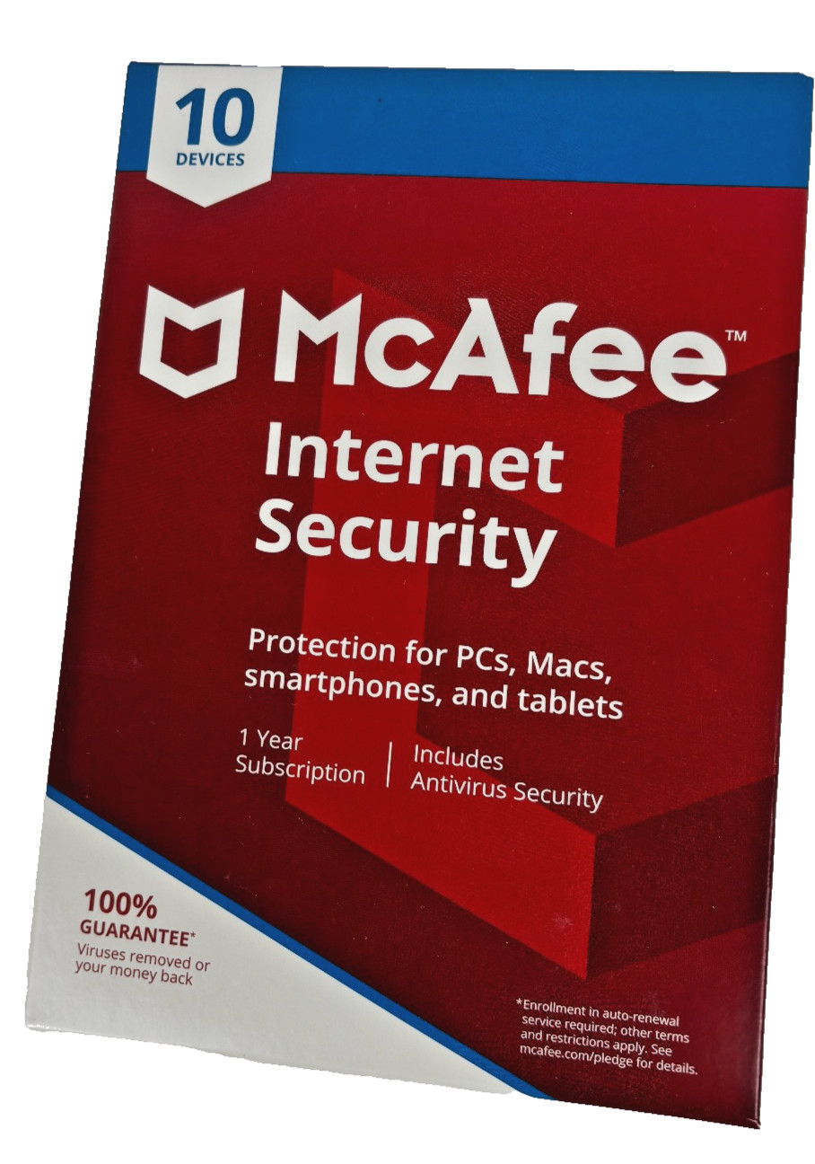McAfee Total Protection 2026 3 Devices 1 Year Antivirus Security