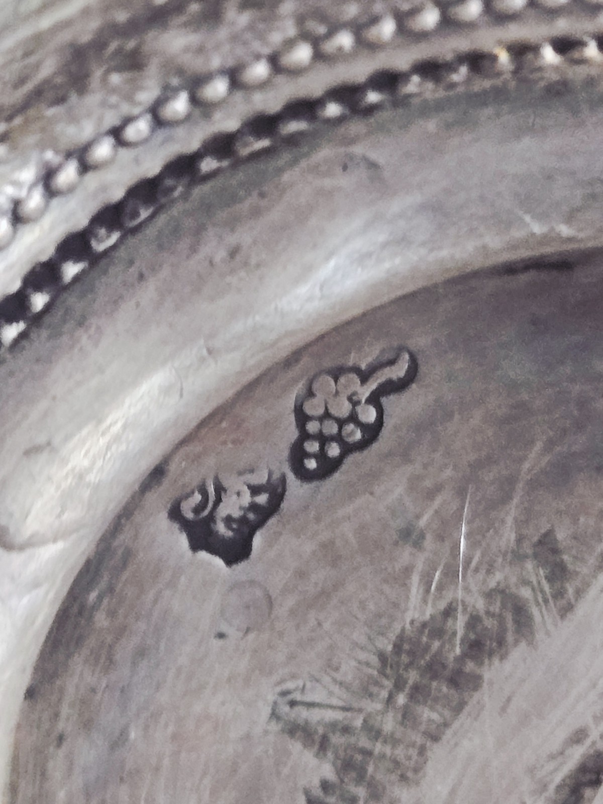 ANTIQUE HANAU GERMAN STERLING SILVER CUP TANKARD BEER STEIN DRUNK MAN FIGURE