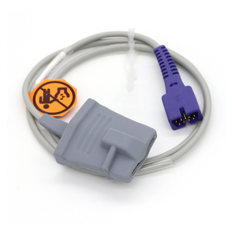 Adult Soft Finger Clip SpO2 Sensor Probe 9 Pin 1M Compatible with Nellcor Oximax