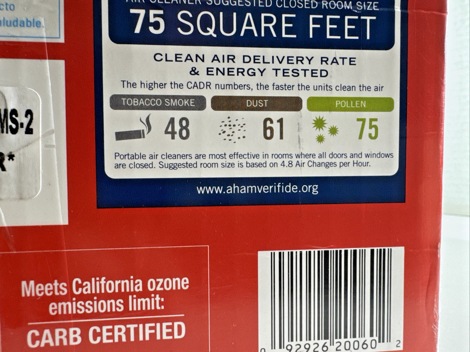 NBRFB! Honeywell True HEPA Compact Tower Allergen Remover #HPA060 Black