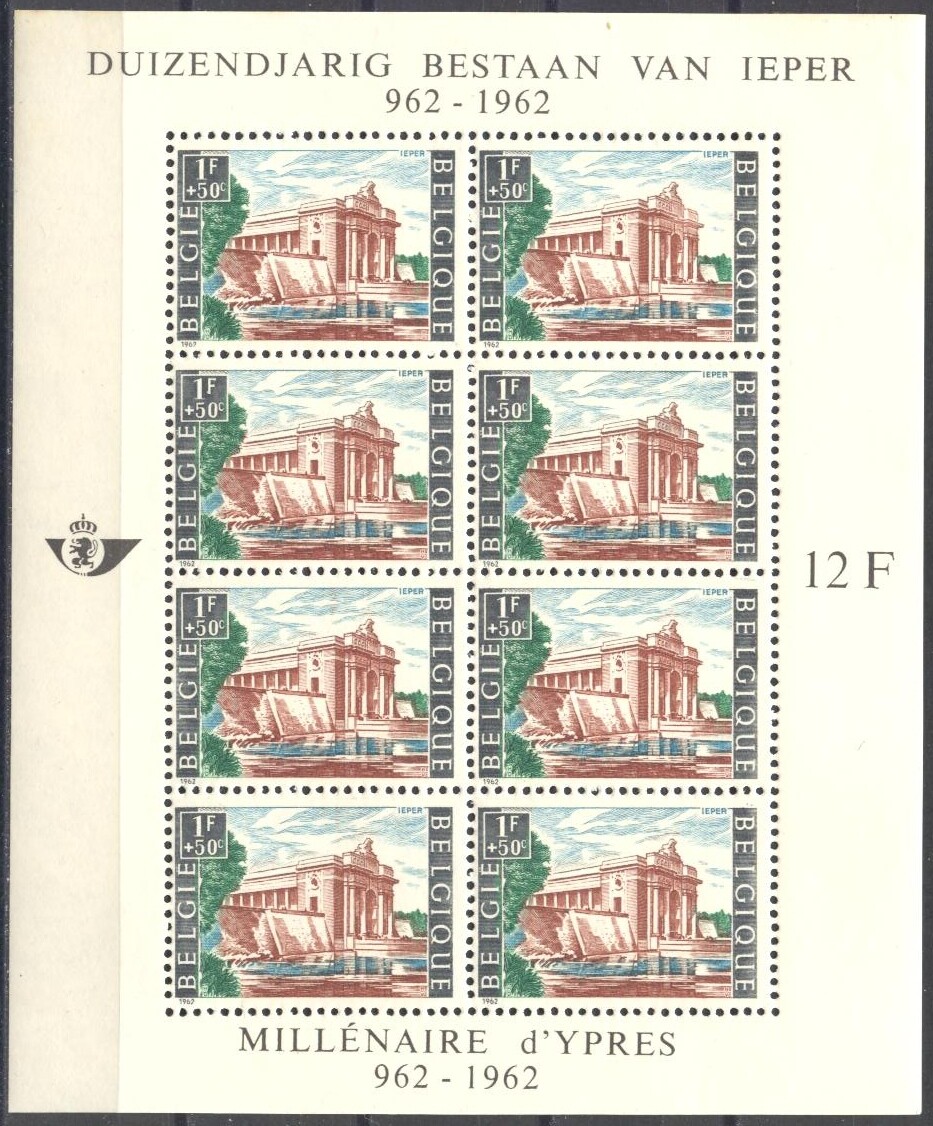 BE - BELGIUM 1962 complete year set MNH
