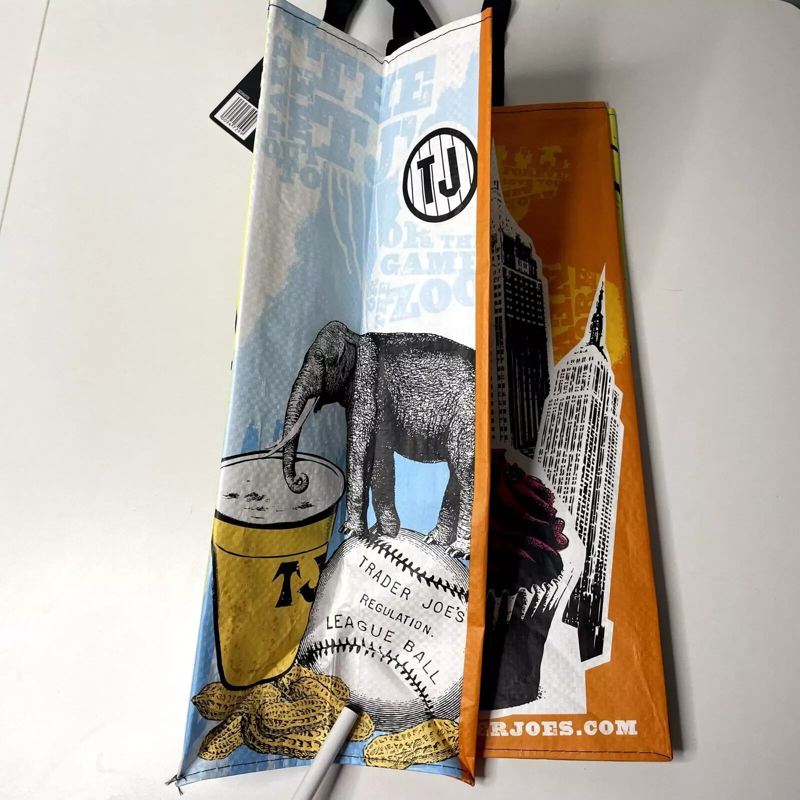 Trader Joe’s New York Tote Bag Eco Reusable Shopper Skyline Brooklyn Bridge