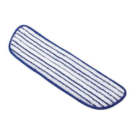 Rubbermaid Commercial Fgq80000wh00 18 In L Flat Mop Pad, 0.25 Oz Dry Wt,