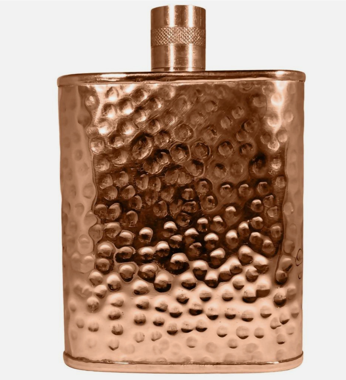 NEW HAND MADE JACOB BROMWELL FREEDOM FLASK HAMMERED COPPER 12oz MSRP $700