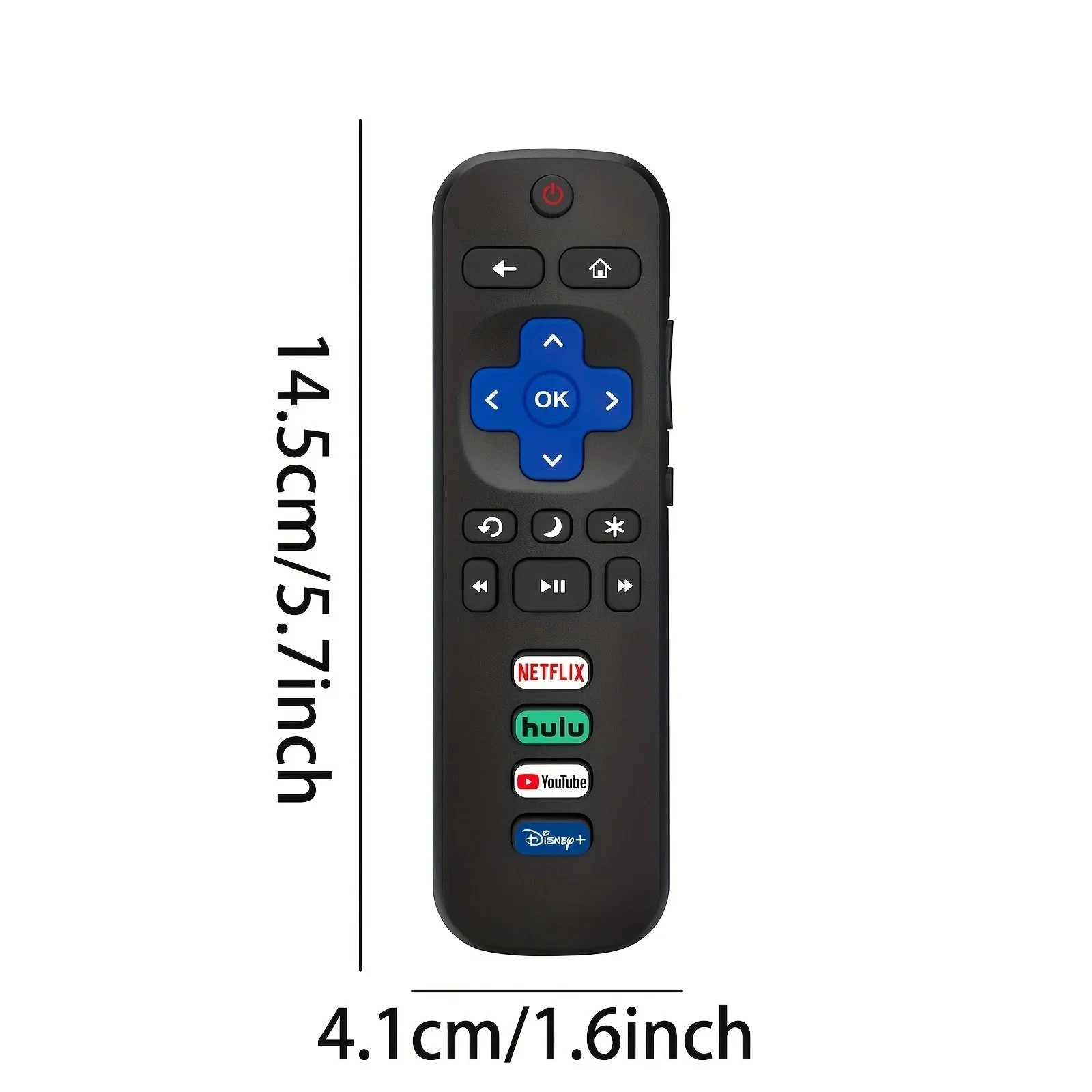 2 Pack Replacement Remote FIT For ROKU TV TCL/Sanyo/Element/Haier/RCA/LG/Philips