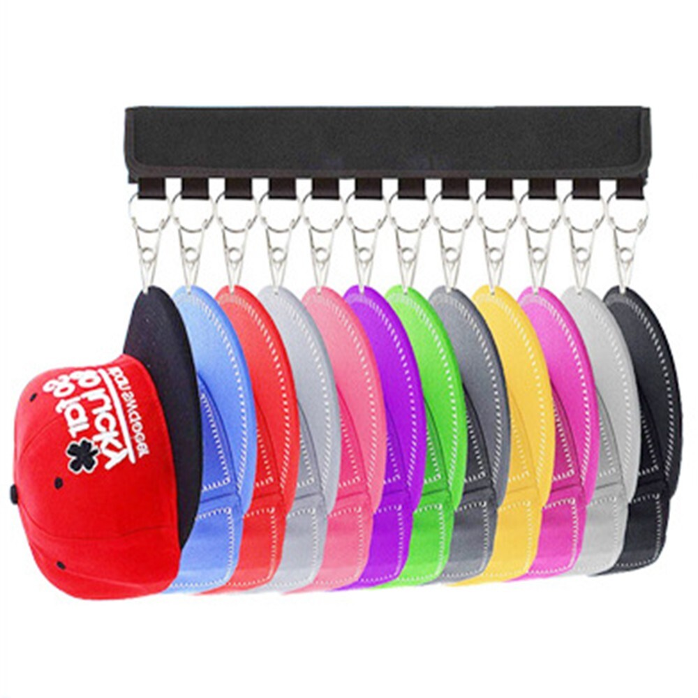 Hat Multifunctional Clip Cap Ten Clips Foldable Storage Home Hat Hanger 1Pcs