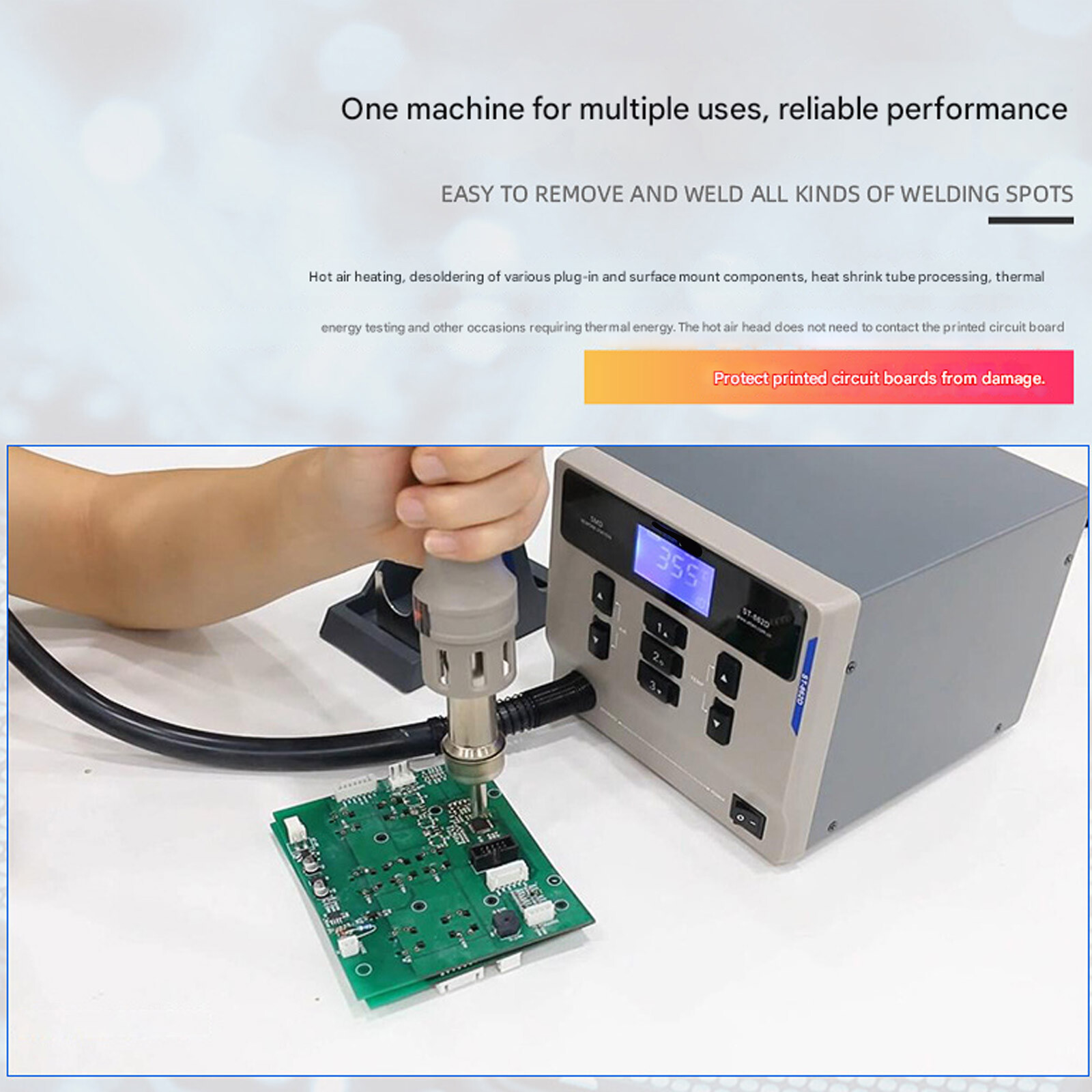 ATTEN St-862D 1000W Hot Air Digital Display Desoldering  Rework Station