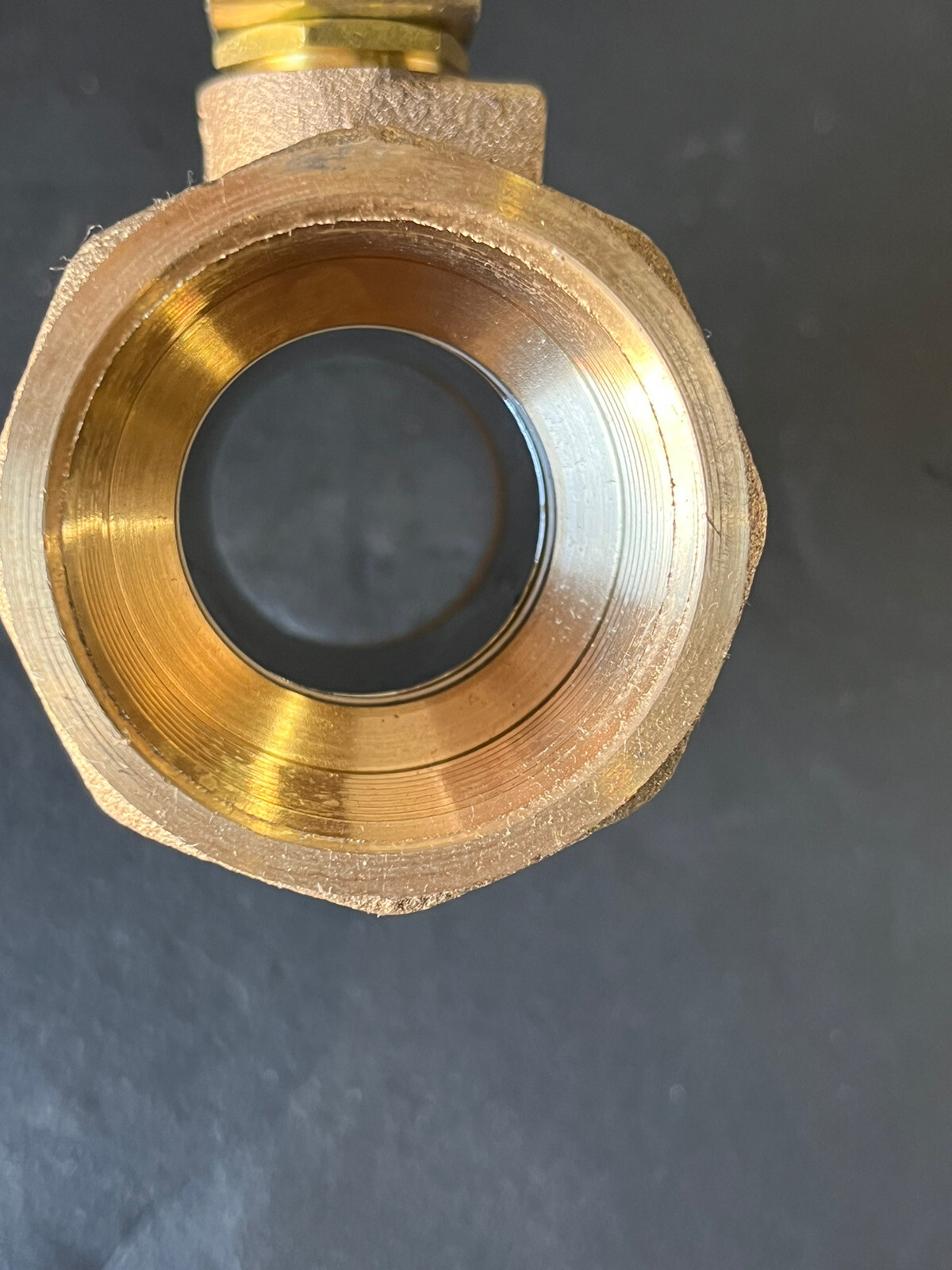 1-1/2" FNPT Lead-Free Bronze Std. Port Ball Valve 150 WSP 600 WOG, MADE IN USA