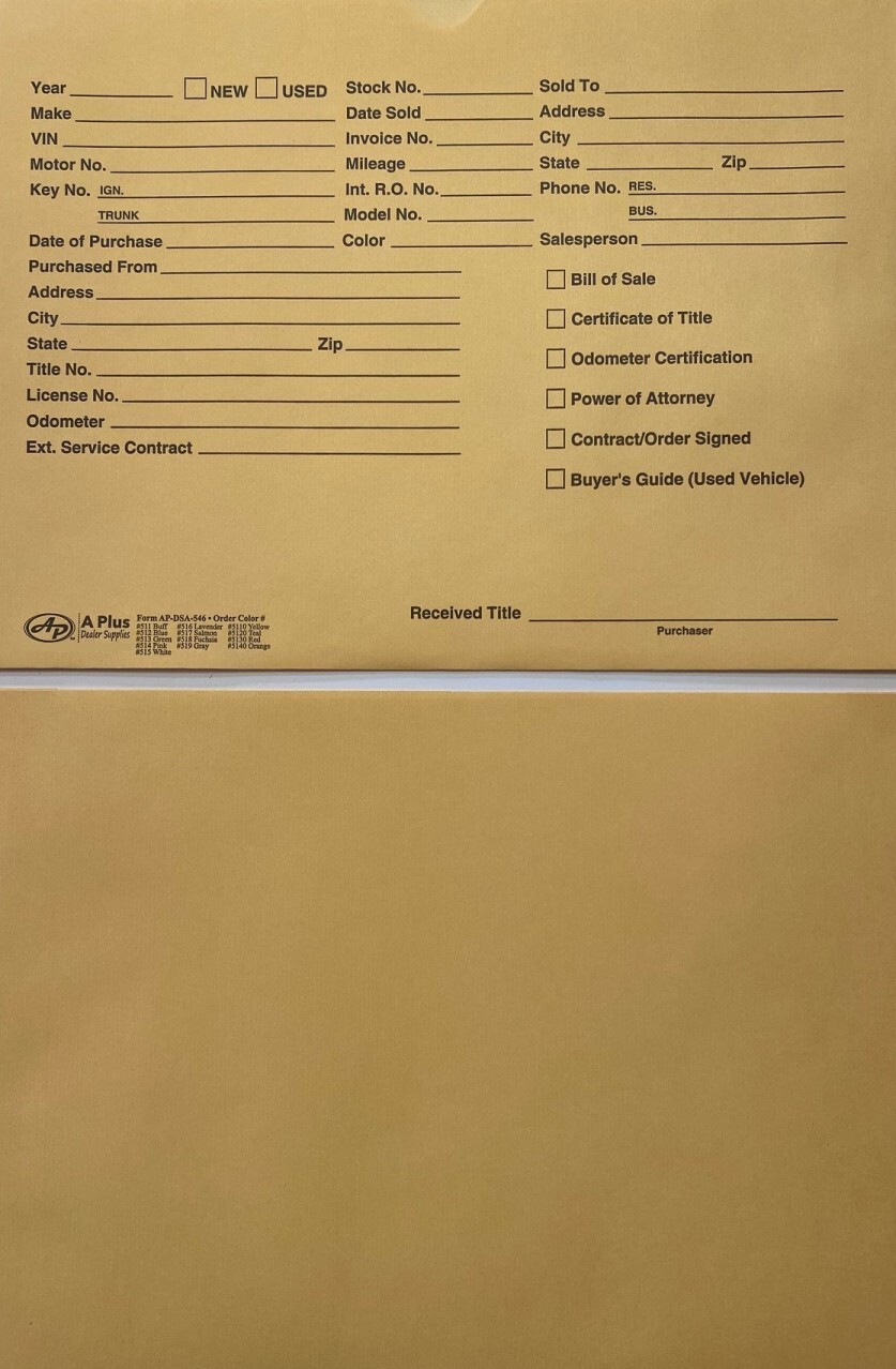 Deal Jackets Envelopes • Golden Buff • (#511) (P11) (100 Qty)