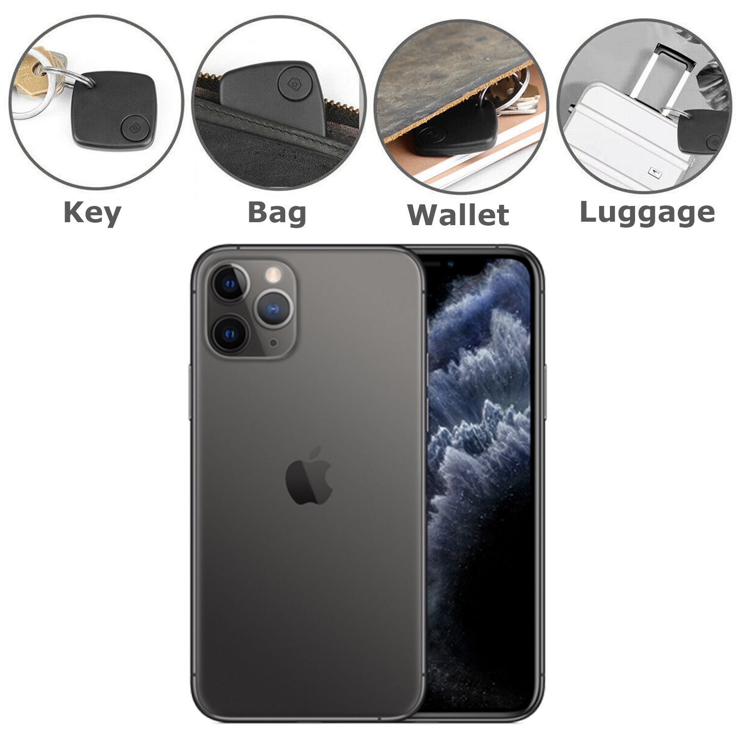 Bluetooth Wireless Anti Lost Tracker Alarm GPS Key Location Finder US