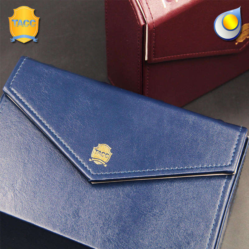 Storage Box w Faux Leather for PMG Graded Banknotes Currency Holder Paper Money