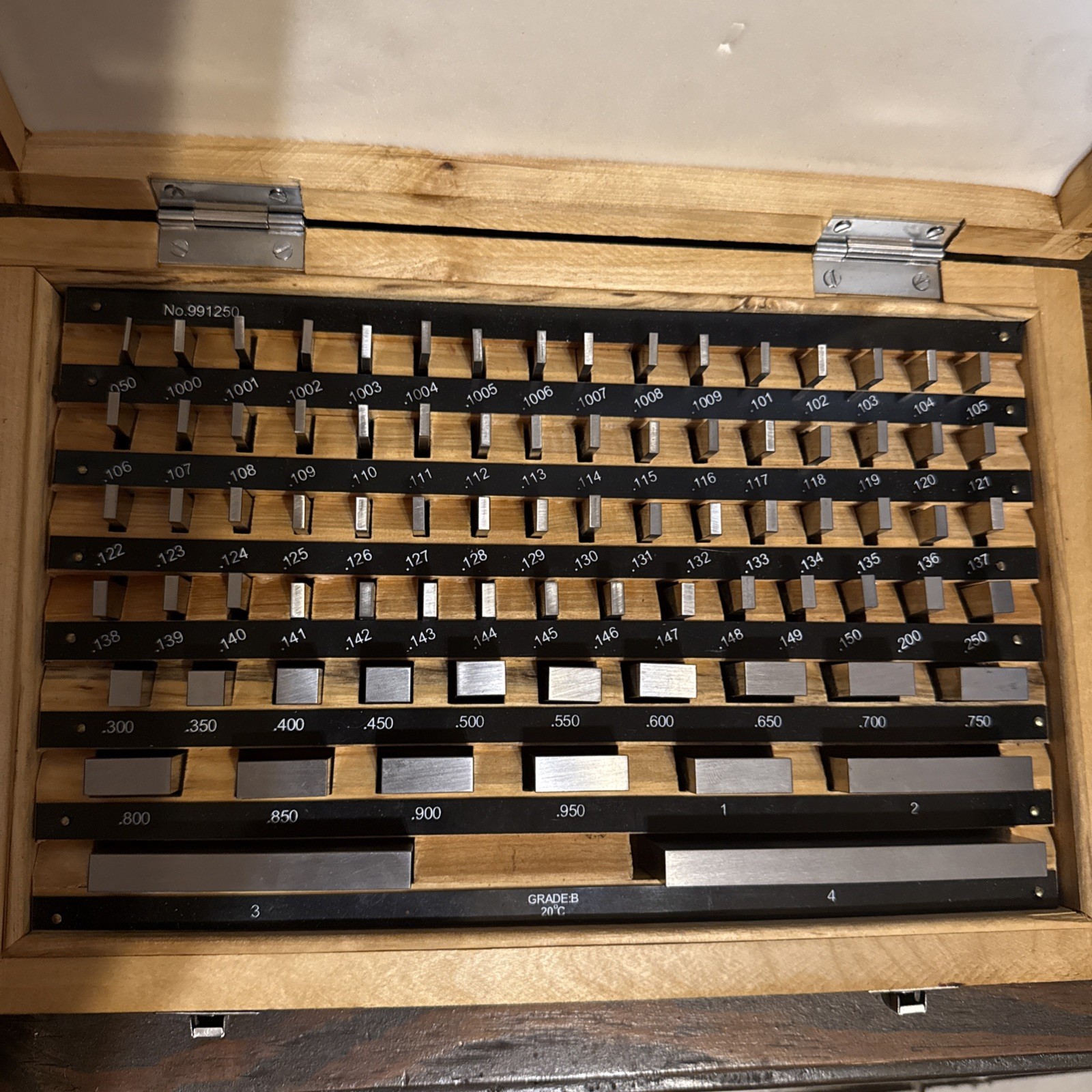 Machinist Grade Gage Block Set Vintage