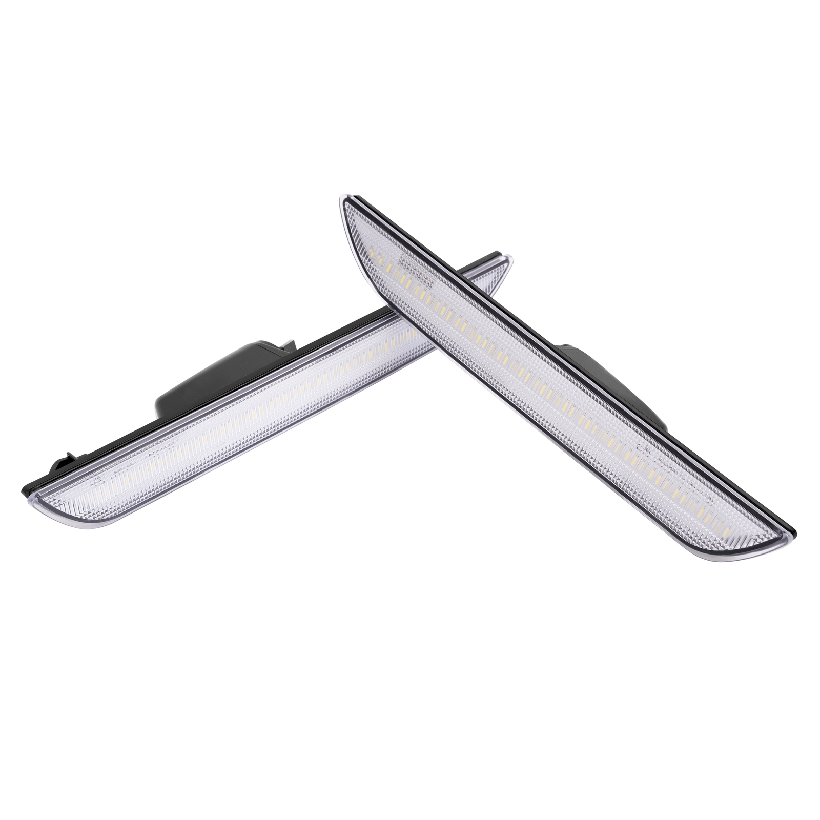 Rear Clear LED Side Marker Lights Bumper Lamps For Ford Mustang 2015-2023 LH&RH