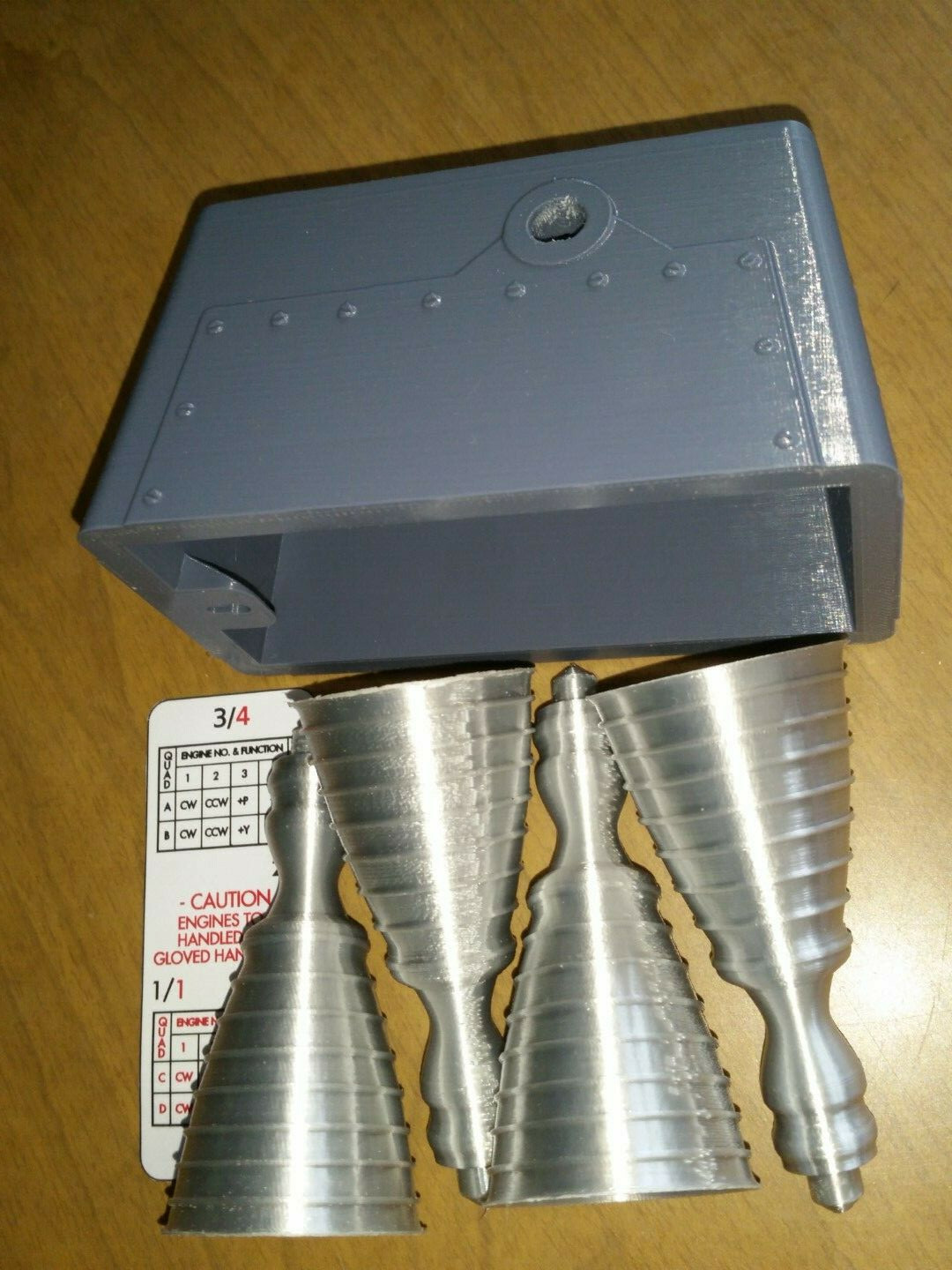 Apollo Quad Thruster RCS Model Kit 1/4 Scale