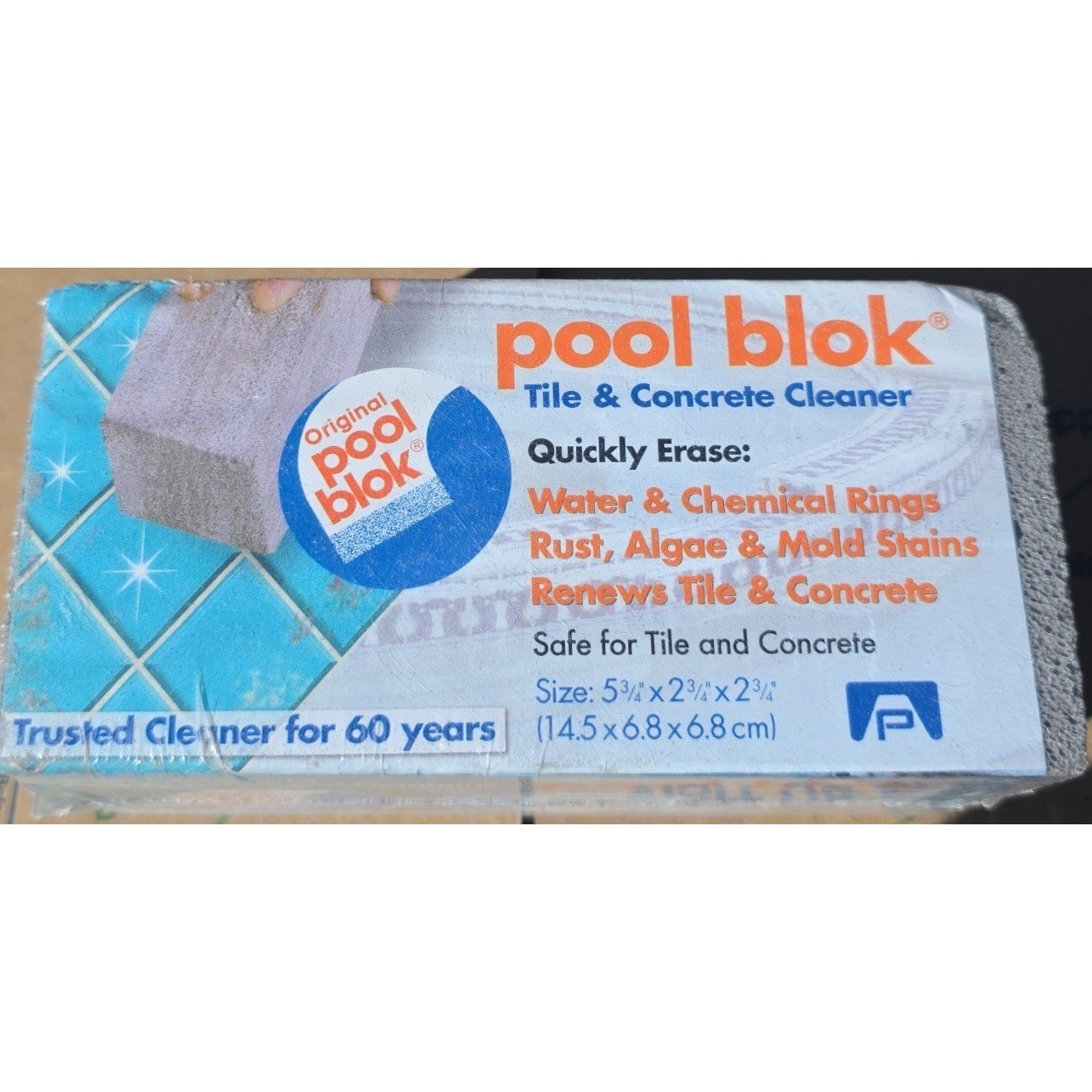 Pool Blok Tile and Concrete Cleaner Pumice Stone Water Ring Remover