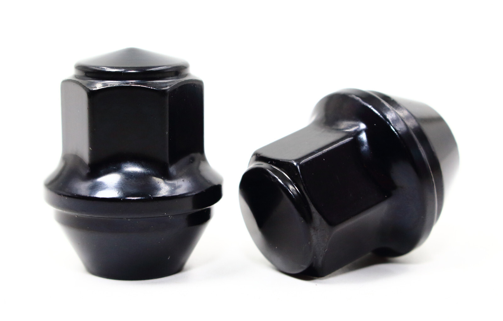 Set 20 14x1.5 Black Factory Style Lug Nuts ACPZ1012M ACPZ1012D Ford Edge Mustang