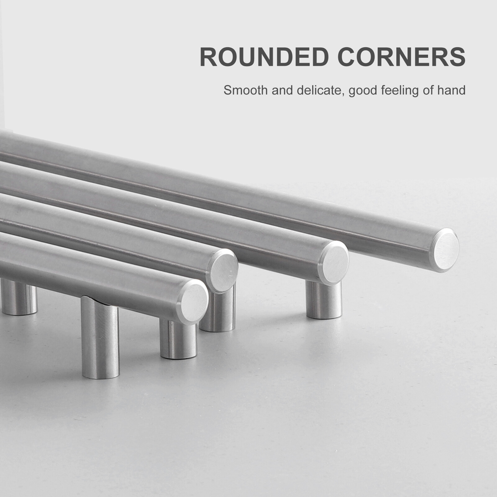 2"-16" Brushed Nickel Kitchen Cabinet Drawer Handles Bar Pulls Stainless Steel